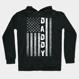 American Dad Best Father's day DADDY US flag American Flag DADDY Mens patriotic Hoodie